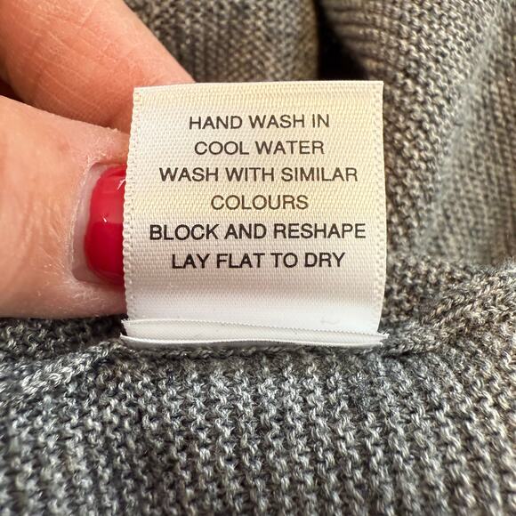 Women's Michael Stars Sleeveless Gray Sweater Dress Size Small NEW - Picture 6 of 8